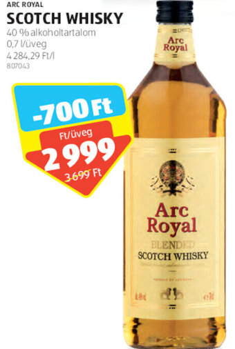 Arc Royal Scotch whisky 0,7 l