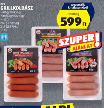 ALDI Bbq Grillkolbász 240 g ajánlat