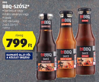 Bbq Bbq-szósz 300 ml