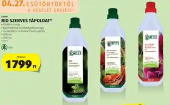 Garrai Bio szerves tápoldat 1 l