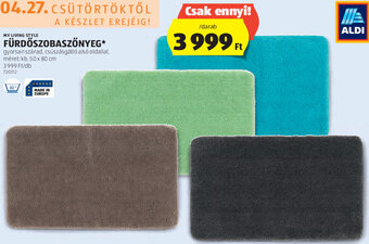 ALDI My Living Style Fürdőszobaszőnyeg 1 db ajánlat