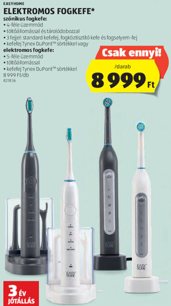 ALDI Easyhome Elektromos fogkefe 1 db ajánlat