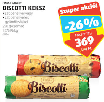 ALDI Finest Bakery Biscotti keksz 250 g ajánlat