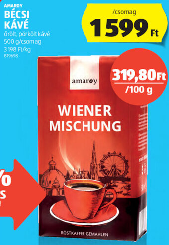 ALDI Amaroy Bécsi kávé 500 g ajánlat