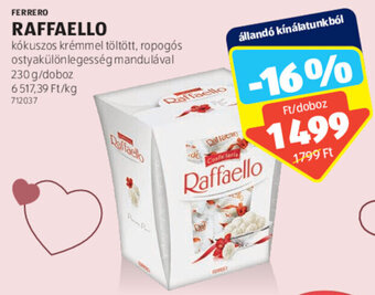 ALDI Ferrero Raffaello 230 g ajánlat