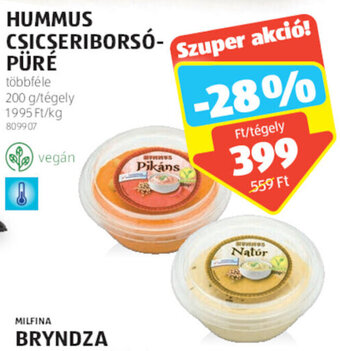 Hummus csicseriborsó- püré 200 g