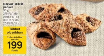 Tesco Magvas-szilvás papucs 95 g ajánlat