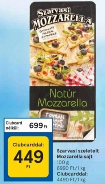 Szarvasi szeletelt Mozzarella sajt 100 g