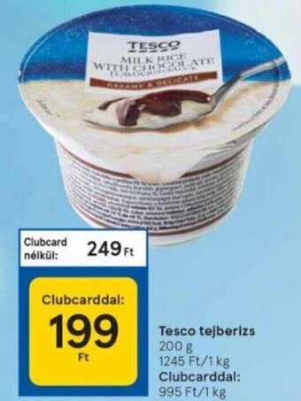 Tesco Tejberizs 200 g