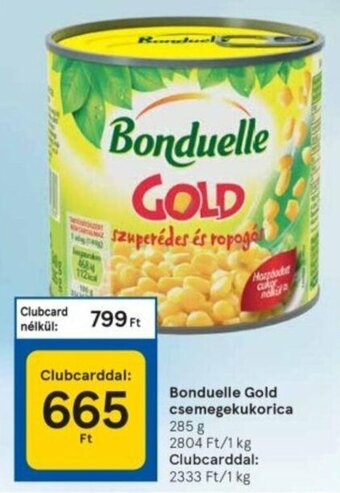 Tesco Bonduelle Gold csemegekukorica 285 g ajánlat