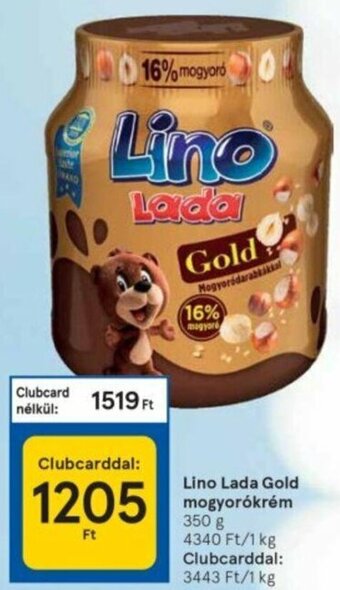 Lino Lada Gold mogyorókrém 350 g