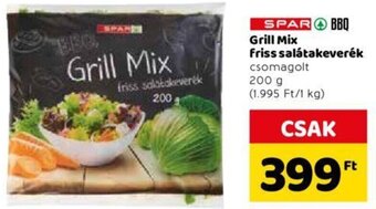 Spar Spar Grill mix friss salatakeverék 200 g ajánlat