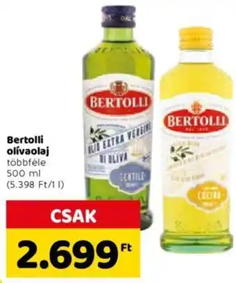 Spar Bertolli olívaolaj 500 ml ajánlat