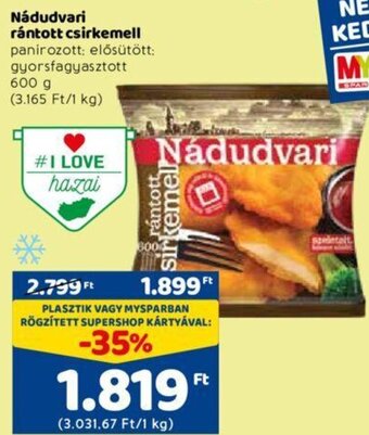 Spar Nádudvari rántott csirkemell 600 g ajánlat