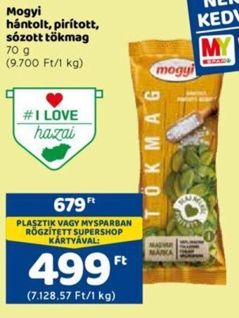 Spar Mogyi hántolt, pirított, sózott tökmag 70 g ajánlat