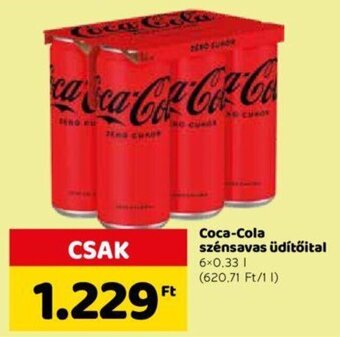 Spar Coca-Cola Szénsavas üdítőital 6 x 0,33 l ajánlat