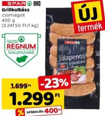 Spar Spar Grillkolbász 400 g ajánlat