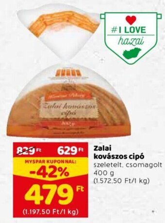 Spar Zalai Kovászos cipó 400 g ajánlat