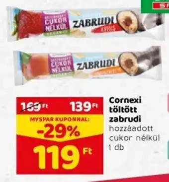 Spar Cornexi Töltött zabrudi 1 db ajánlat