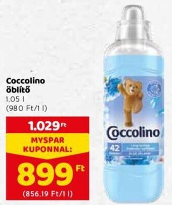 Spar Coccolino öblítő 1,05 l ajánlat