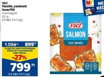 Spar Vici Füstölt, szeletelt lazacfilé 50 g ajánlat