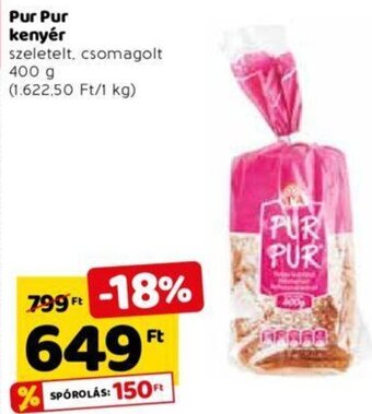 Spar Pur Pur Kenyér 400 g ajánlat