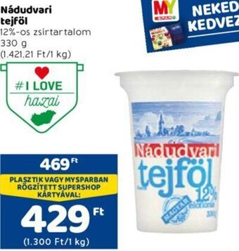 Spar Nádudvari Tejföl 330 g ajánlat