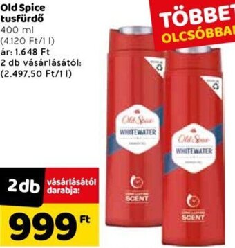 Spar Old Spice tusfürdő 400 ml ajánlat