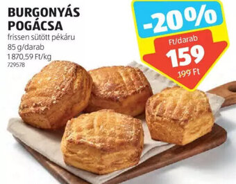 ALDI Burgonyás pogácsa 85 g ajánlat