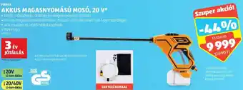 Ferrex Akkus magasnyomású mosó 1 db