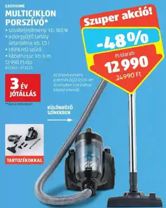 ALDI Easyhome Muliciklon porszívó 1 db ajánlat