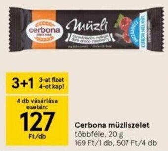Tesco Cerbona Müzliszelet 20 g ajánlat