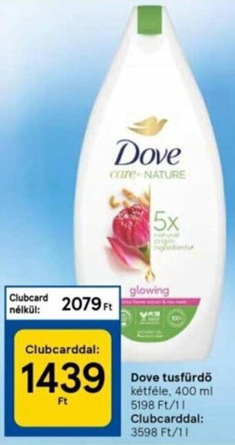 Tesco Dove Tusfürdő 400 ml ajánlat