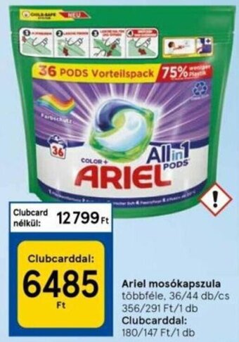 Tesco Ariel Mosókapszula 36 / 44 db ajánlat