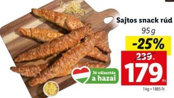 Lidl Sajtos snack rúd 95 g ajánlat