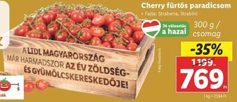Lidl Cherry fürtös paradicsom 300 g ajánlat