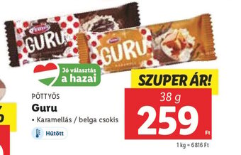 Lidl Pöttyös Guru 38 g ajánlat