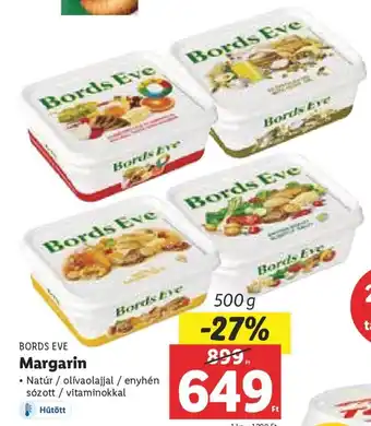 Lidl Bords Eve Margarin 500 gv ajánlat