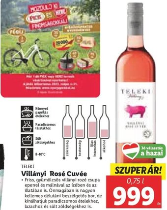 Lidl Teleki Villányi Rosé Cuvée 0,75 l ajánlat