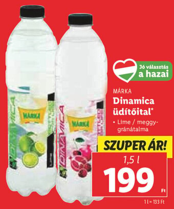 Lidl Márka Dinamica üdítőital 1,5 l ajánlat