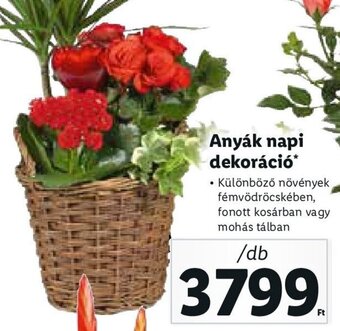 Anyák napi dekoráció 1 db