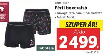 Lidl Parkside Férfi boxeralsó 2 db ajánlat