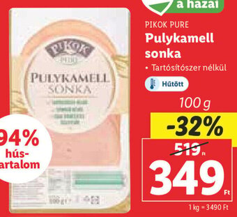 Lidl Pikok Pure Pulykamell sonka 100 g ajánlat