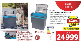 Lidl Rocktrail Elektromos hűtőtáska 1 db ajánlat