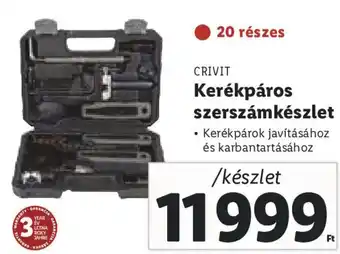 Lidl Crivit Kerékpáros szerszámkészlet 1 készlet ajánlat