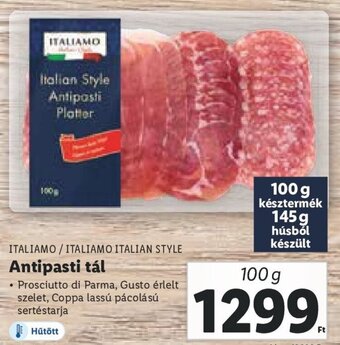 Italiamo / Italiamo Italian Style Antipasti tál 100 g