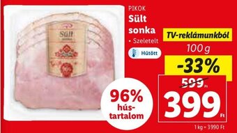 Lidl Pikok Sült sonka 100 g ajánlat