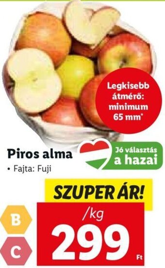 Lidl Piros alma 1 kg ajánlat