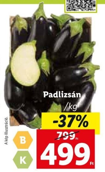 Lidl Padlizsán 1 kg ajánlat