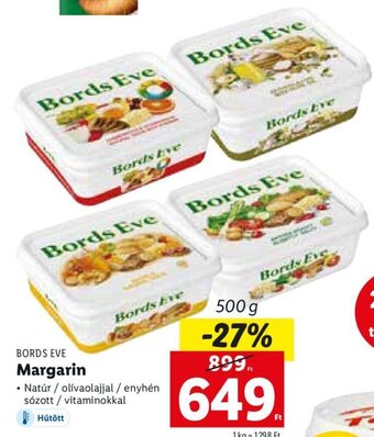 Lidl Bords Eve Margarin 500 g ajánlat